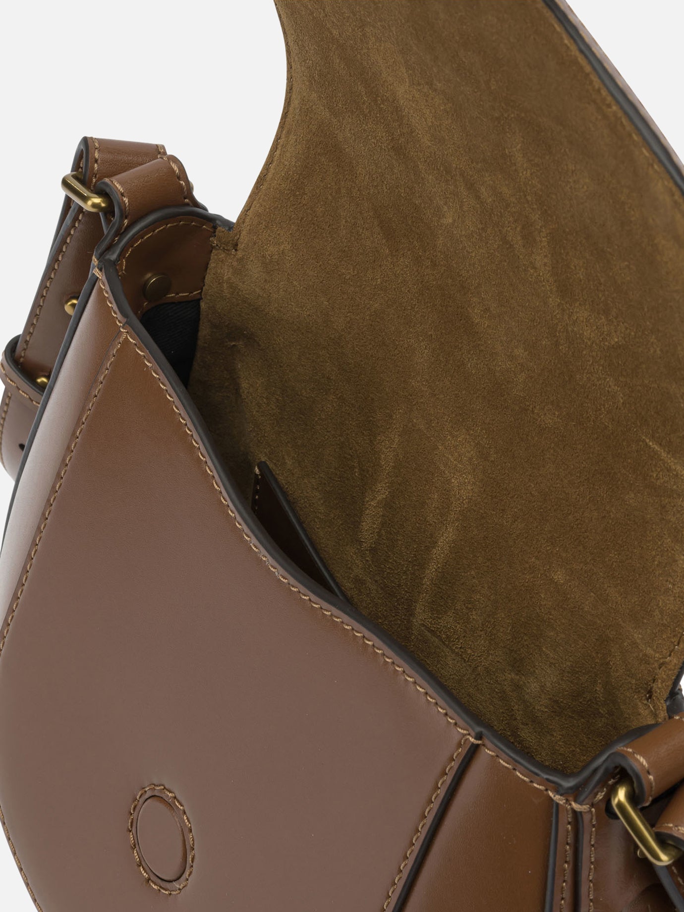 Small bags 100% calf leather - Secondary fabric: 100% raffia - Other fabric: 100% cotton Brown - Isabel Marant Women | PDP | VIETTI Online Store | Zoom-Modal_5