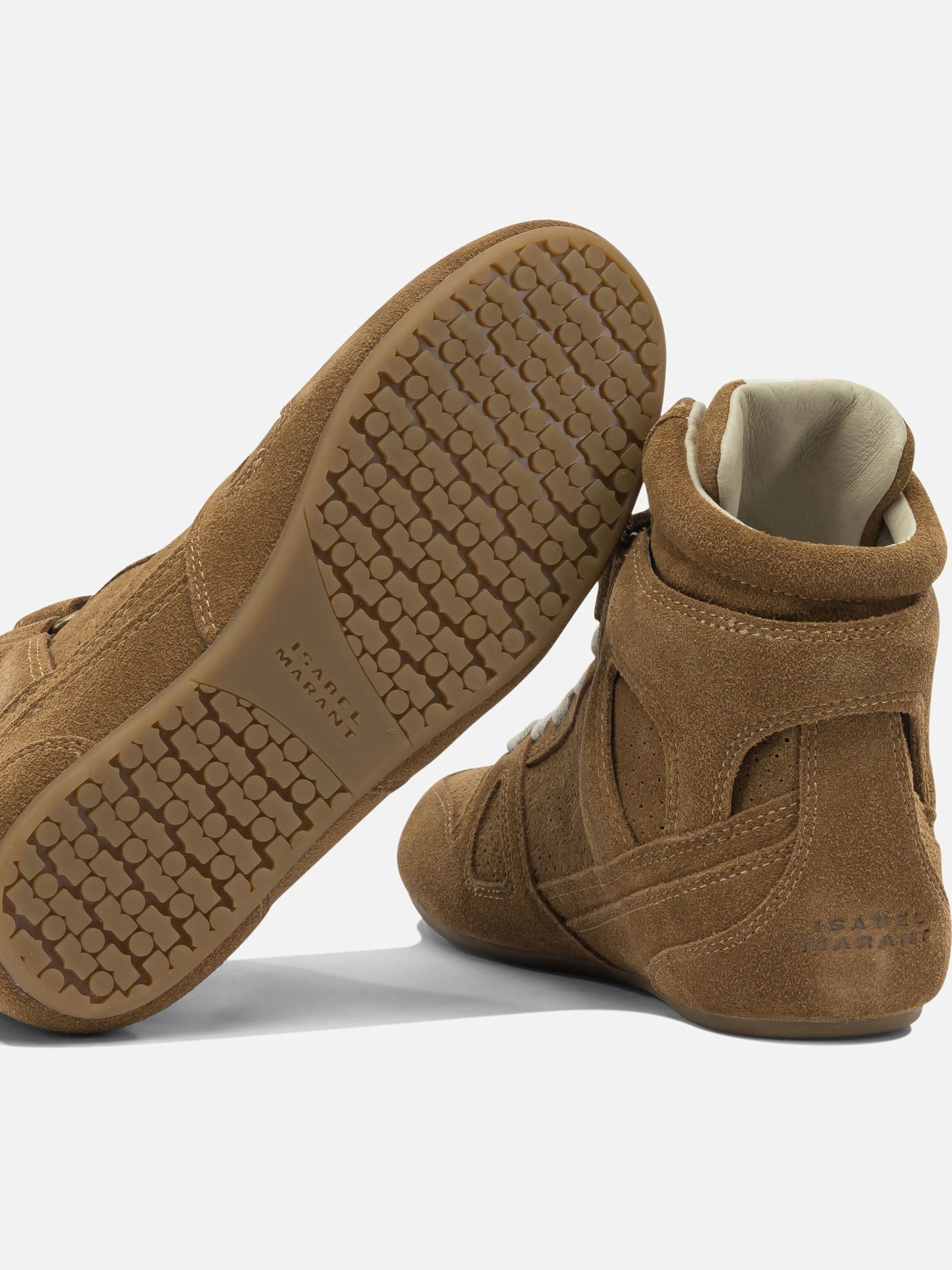 High top sneakers 100% suede leather - 100% rubber Brown - Isabel Marant Women | PDP | VIETTI Online Store | Zoom-Modal_5