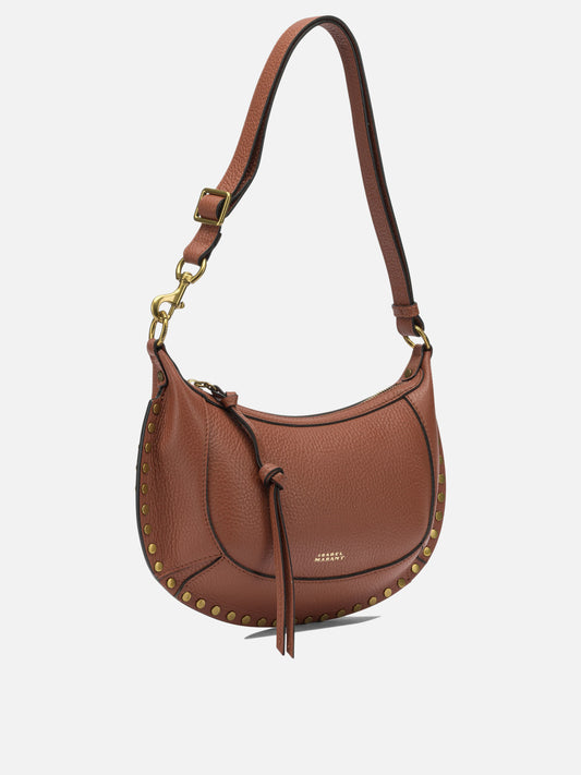Isabel Marant "Oskan Moon" small shoulder bag Brown