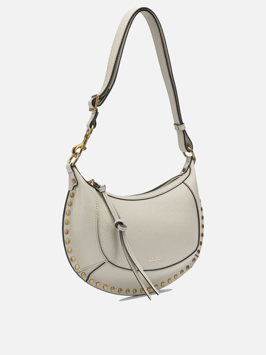 Isabel Marant "Oskan Moon" small shoulder bag White