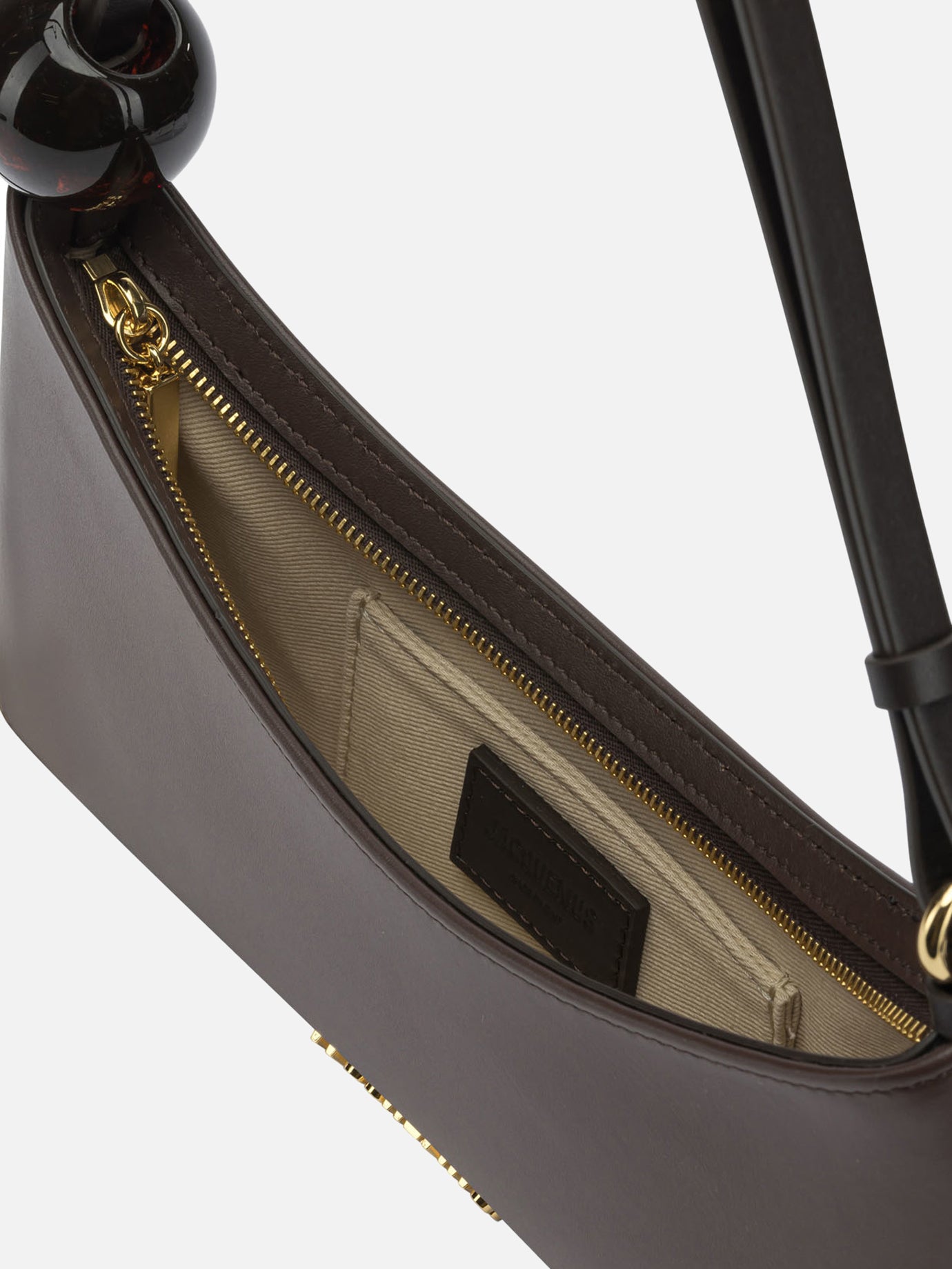 Small bags 100% cow leather - Lining: 100% cotton Brown - Jacquemus Women | PDP | VIETTI Online Store | Zoom-Modal_5