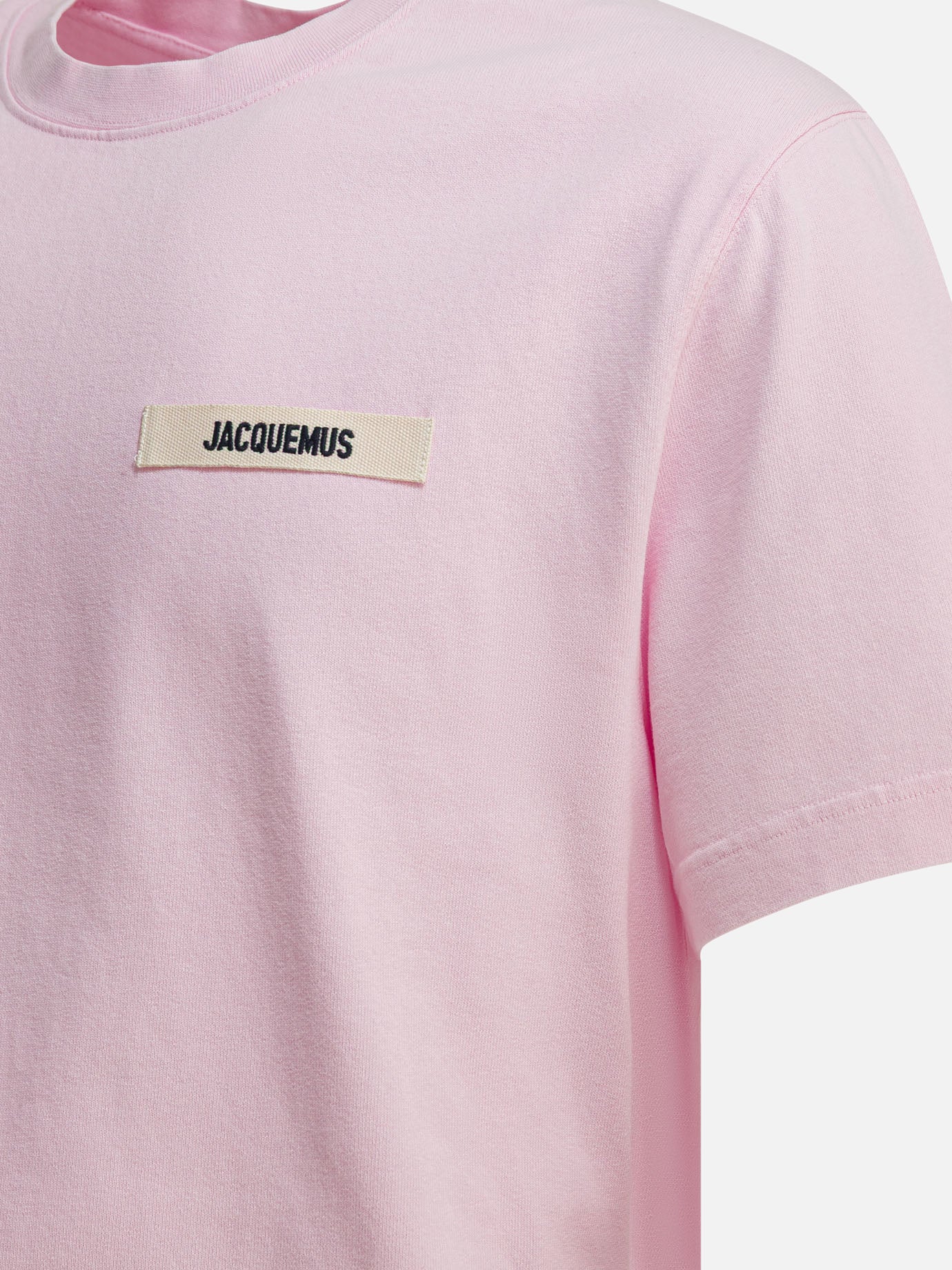 Crewneck t-shirts Logo Pink - Jacquemus Men | PDP | VIETTI Online Store | Zoom-Modal_4