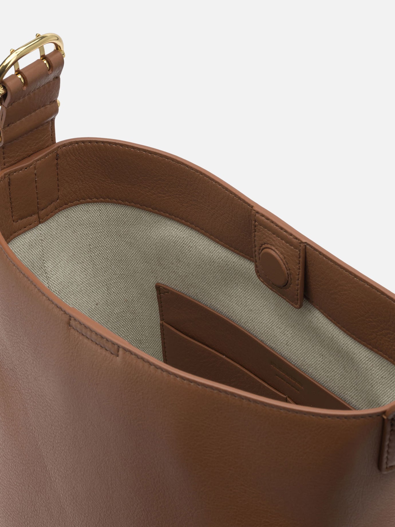 Small bags 100% cow leather - Lining: 85% cotton 10% acrylic 5% other fibers Beige - Jil Sander Women | PDP | VIETTI Online Store | Zoom-Modal_5