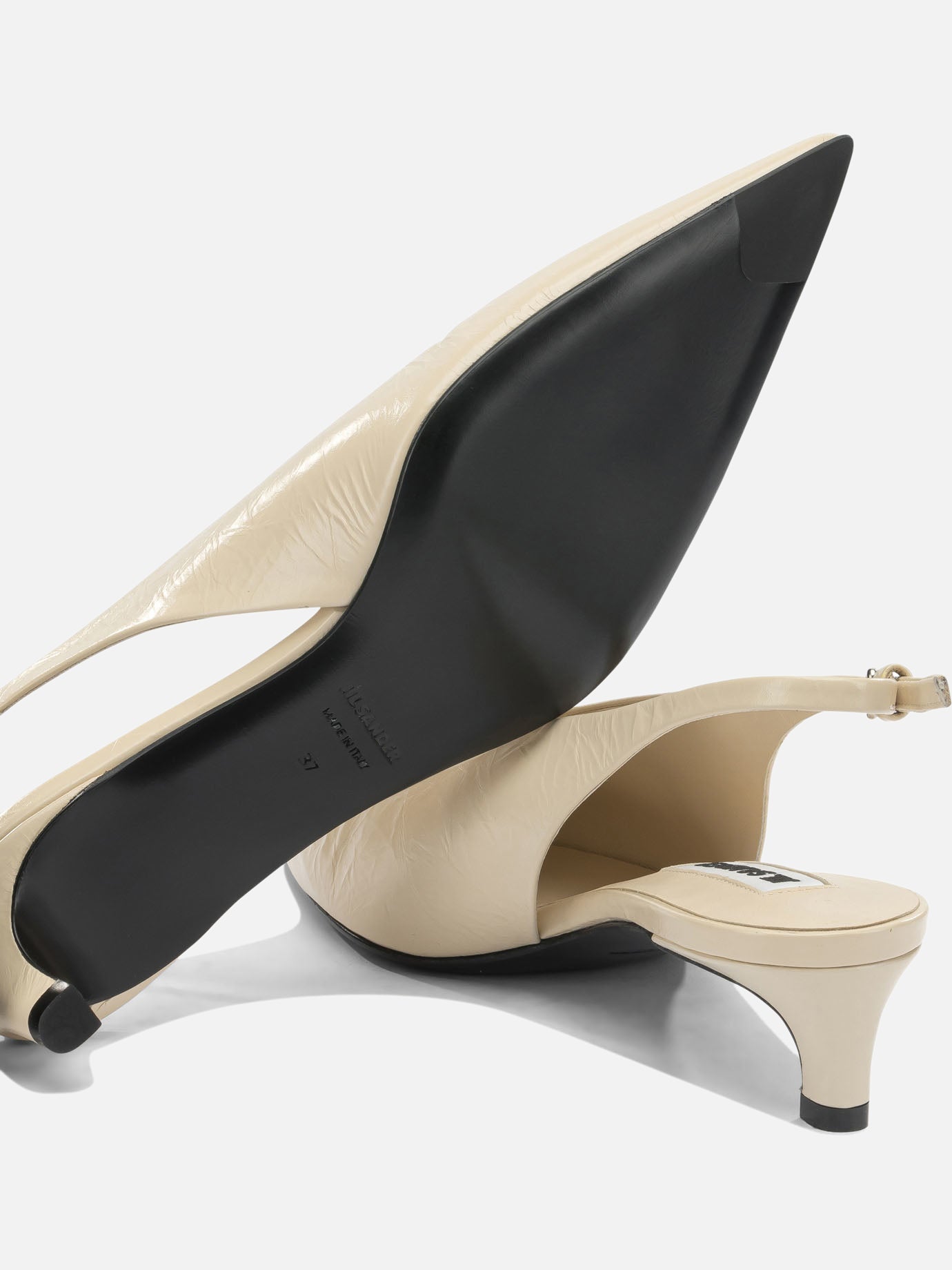 Slingbacks 100% cow leather - 100% cow leather Beige - Jil Sander Women | PDP | VIETTI Online Store | Zoom-Modal_5