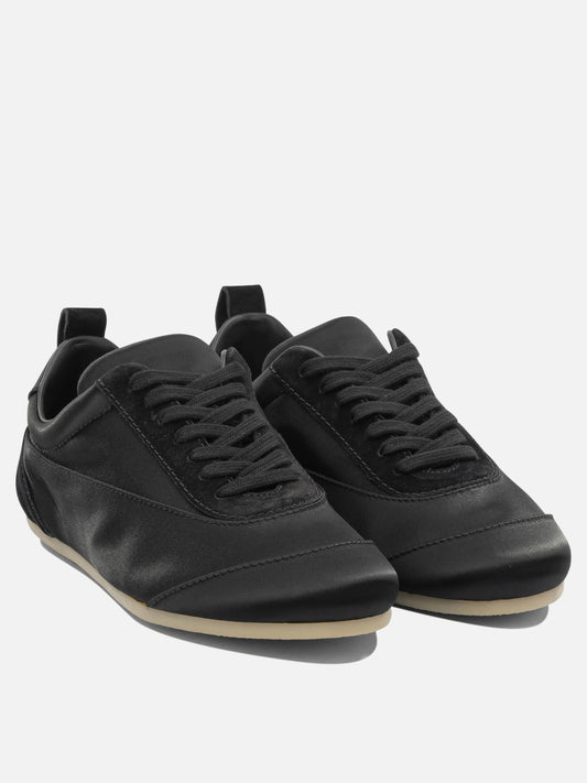 Low top sneakers 44% cotton 36% acetate 16% polyamide 4% elastane - 100% rubber Black - Jil Sander Women | PDP | VIETTI Online Store | 2