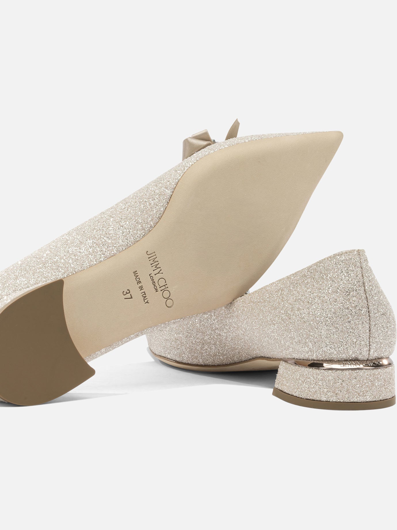 Pumps 95% textile 5% lamb leather - 80% calf leather 20% rubber Gold - Jimmy Choo Women | PDP | VIETTI Online Store | Zoom-Modal_5