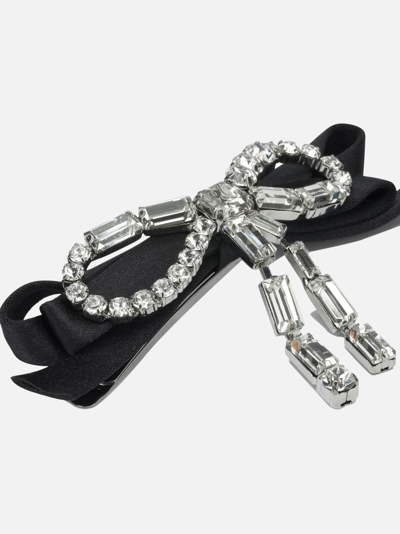 Hair clips 60% steel 20% crystal 20% polyester Black - Jimmy Choo Women | PDP | VIETTI Online Store | Zoom-Modal_2