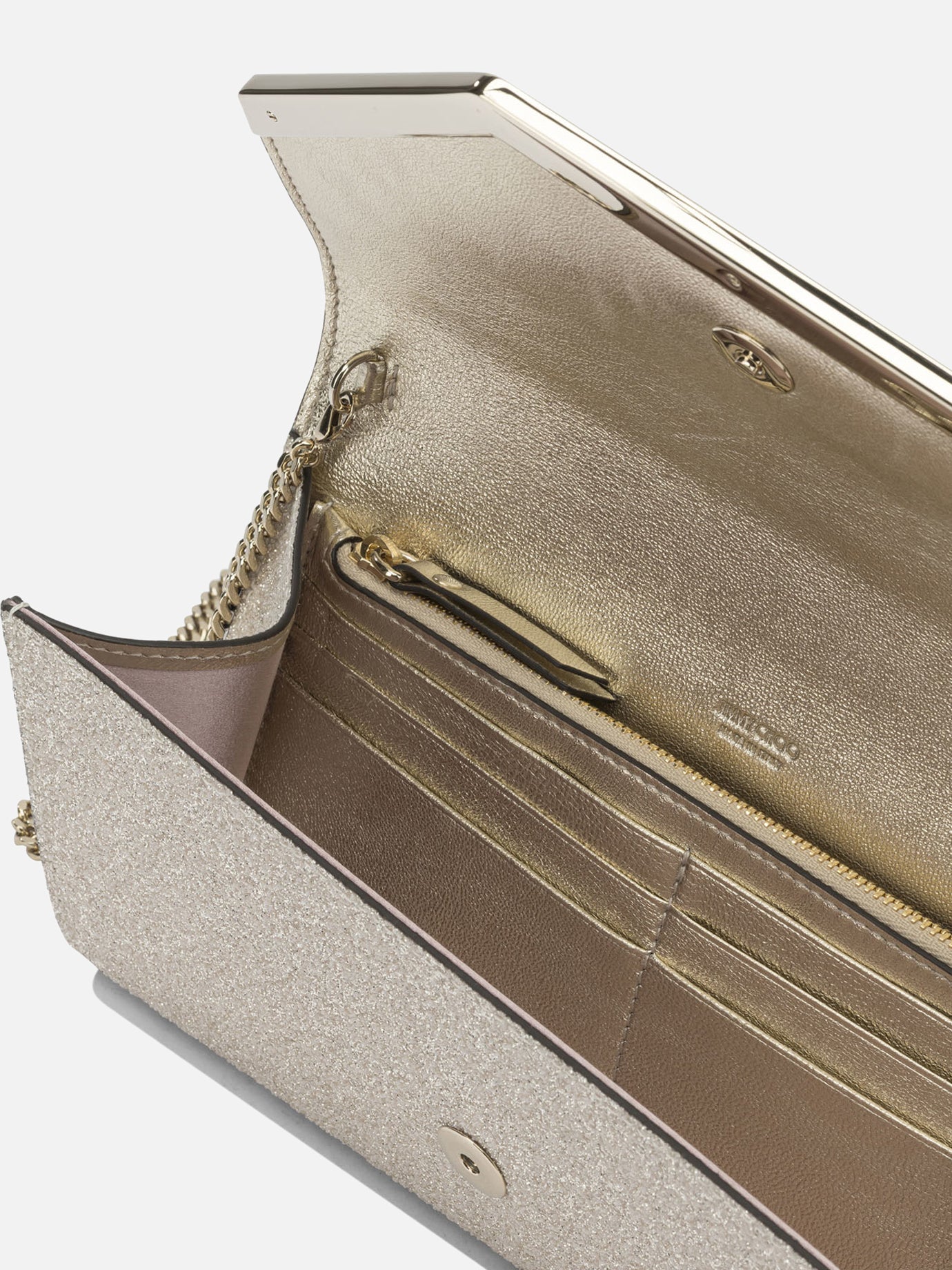 Pouch 55% calf 35% lamb 10% brass Gold - Jimmy Choo Women | PDP | VIETTI Online Store | Zoom-Modal_5
