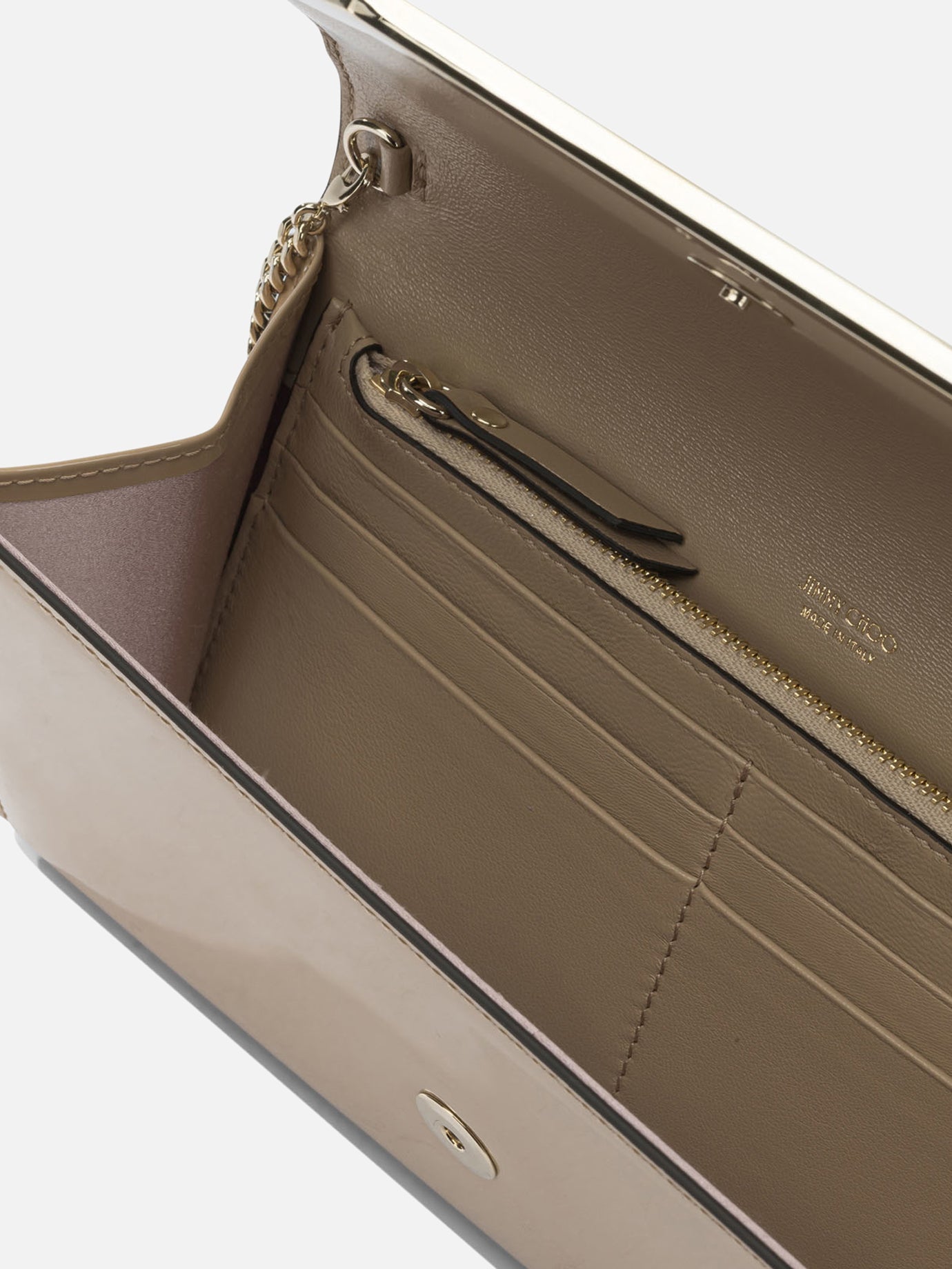 Pouch 55% calf 35% lamb 10% brass Gold - Jimmy Choo Women | PDP | VIETTI Online Store | Zoom-Modal_5
