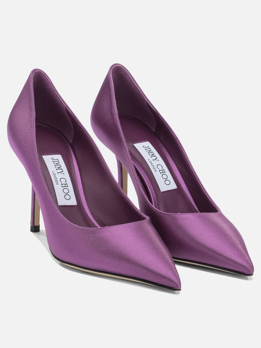 Pumps 100% textile - 100% calf leather Purple - Jimmy Choo Women | PLP | VIETTI Online Store | 2