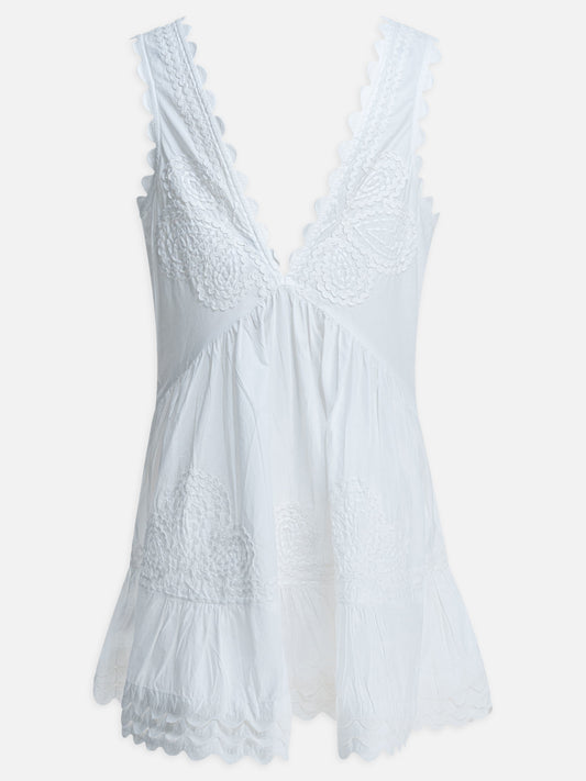 Mini dresses Embroidered White - Juliet Dunn Women | PLP | VIETTI Online Store | 2