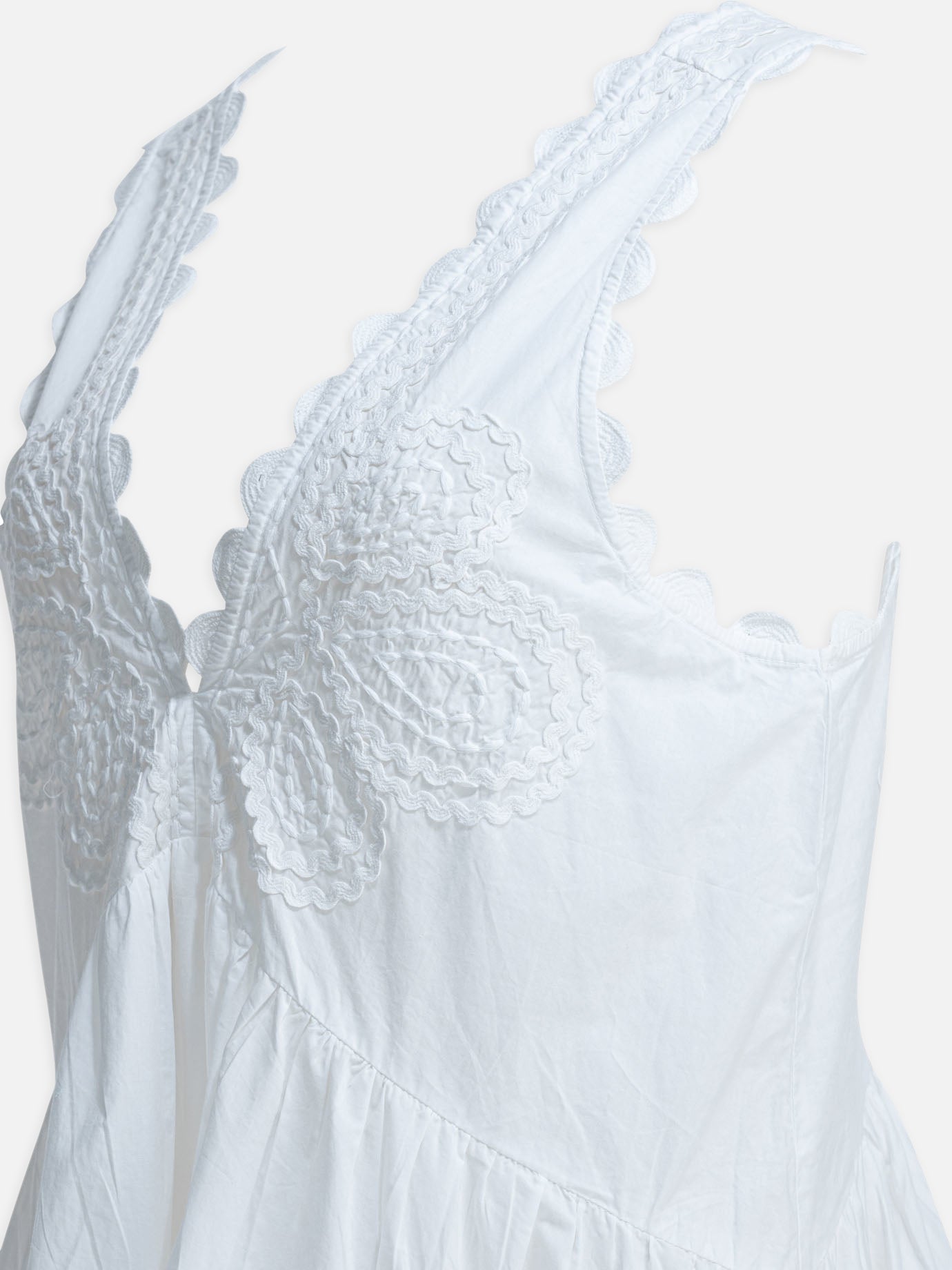 Mini dresses Embroidered White - Juliet Dunn Women | PDP | VIETTI Online Store | Zoom-Modal_4