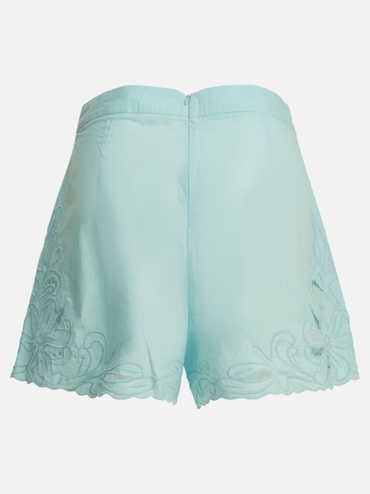 Formal shorts Embroidered Light blue - Juliet Dunn Women | PLP | VIETTI Online Store | 2