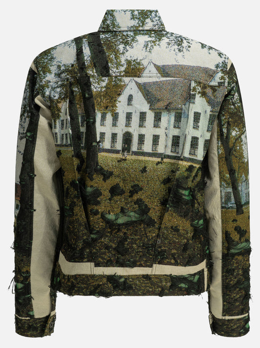 Quilted & Utility Jackets Graphics Green - Junya Watanabe MAN Men | PLP | VIETTI Online Store | 2