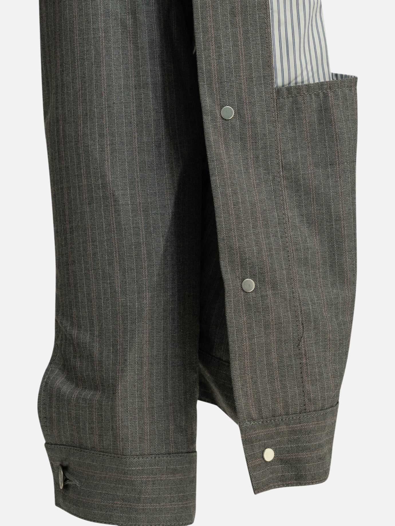 Overshirt jackets Striped Grey - Junya Watanabe MAN Men | PDP | VIETTI Online Store | Zoom-Modal_4