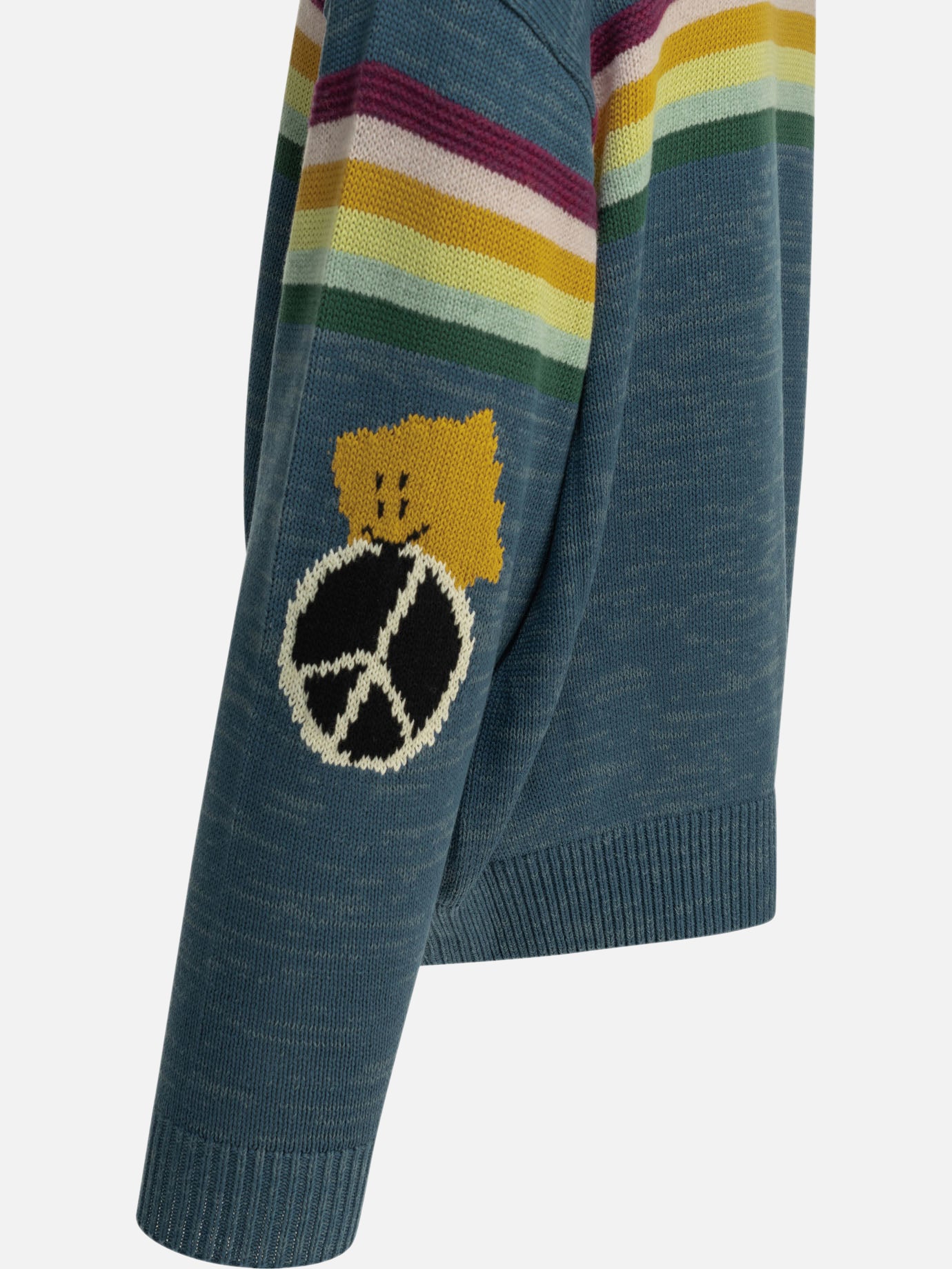 Maglioni girocollo Striped Blu - KAPITAL Uomo | PDP | VIETTI Online Store | Zoom-Modal_4