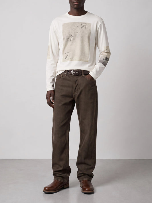 Crewneck t-shirts Graphics White - KAPITAL Men | PLP | VIETTI Online Store | 2