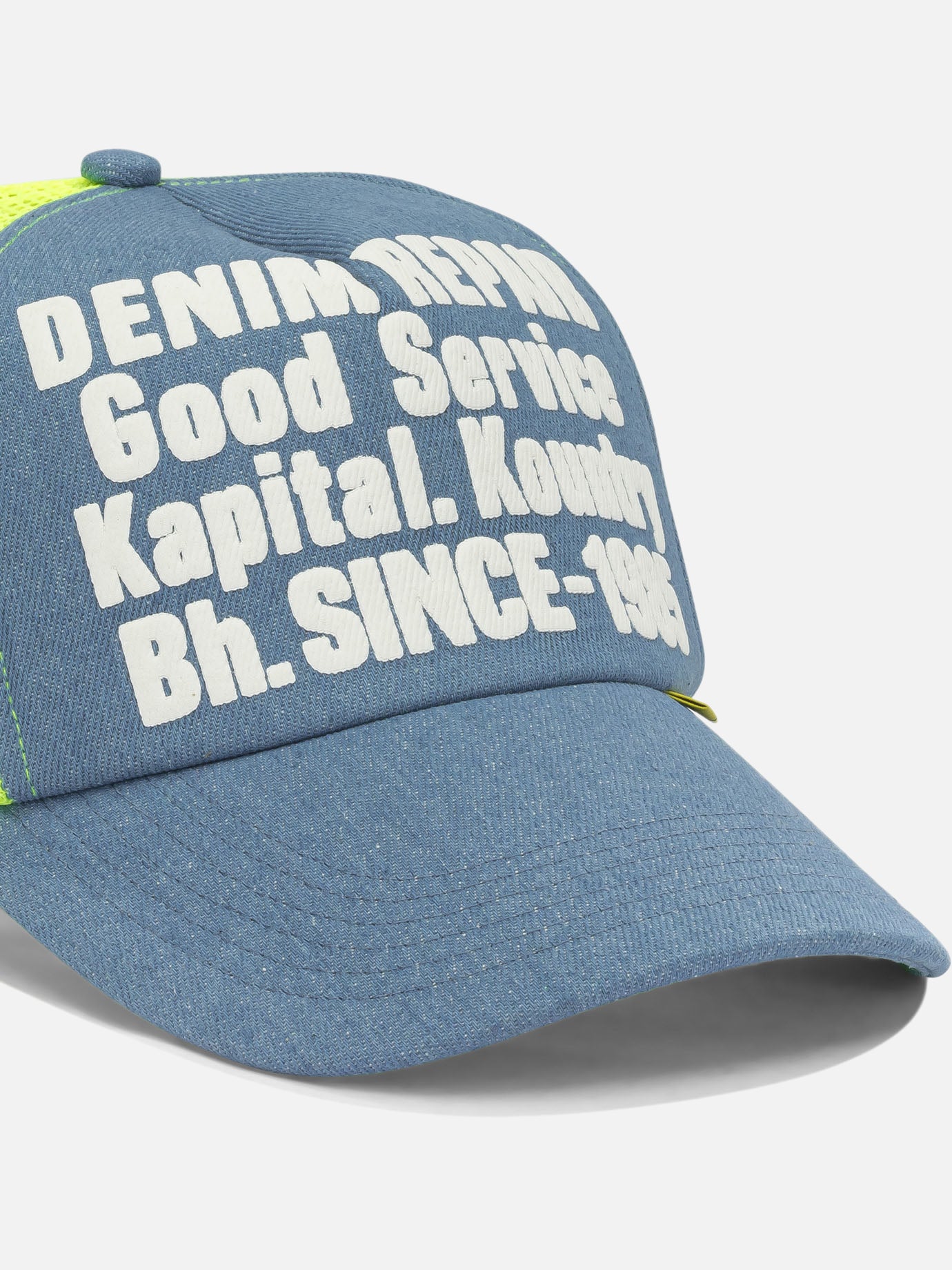 Trucker caps Logo Yellow - KAPITAL Men | PDP | VIETTI Online Store | Zoom-Modal_4