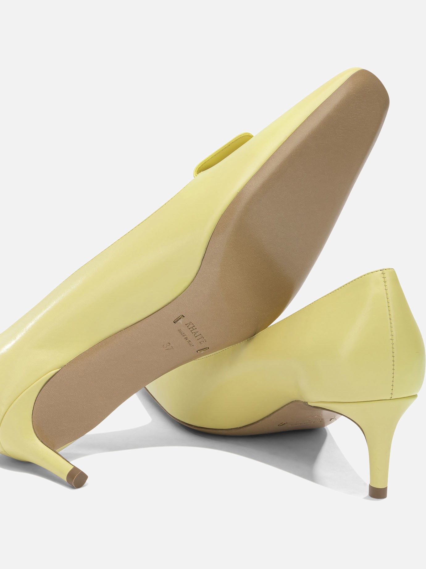 Pumps 100% chlorofibre - 100% chlorofibre Yellow - Khaite Women | PDP | VIETTI Online Store | Zoom-Modal_5