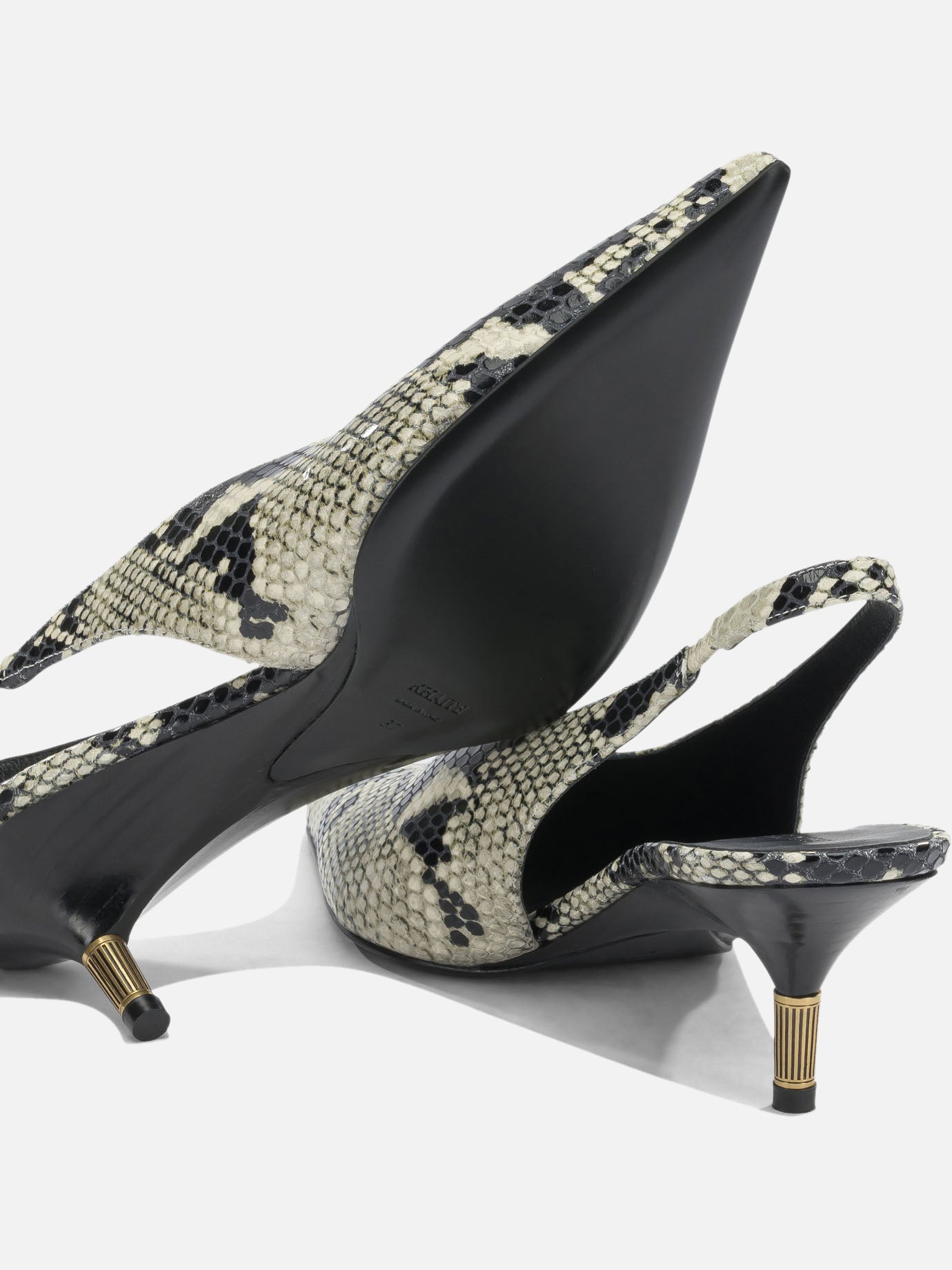 Slingbacks 100% leather - 100% chlorofibre Beige - Khaite Women | PDP | VIETTI Online Store | Zoom-Modal_5