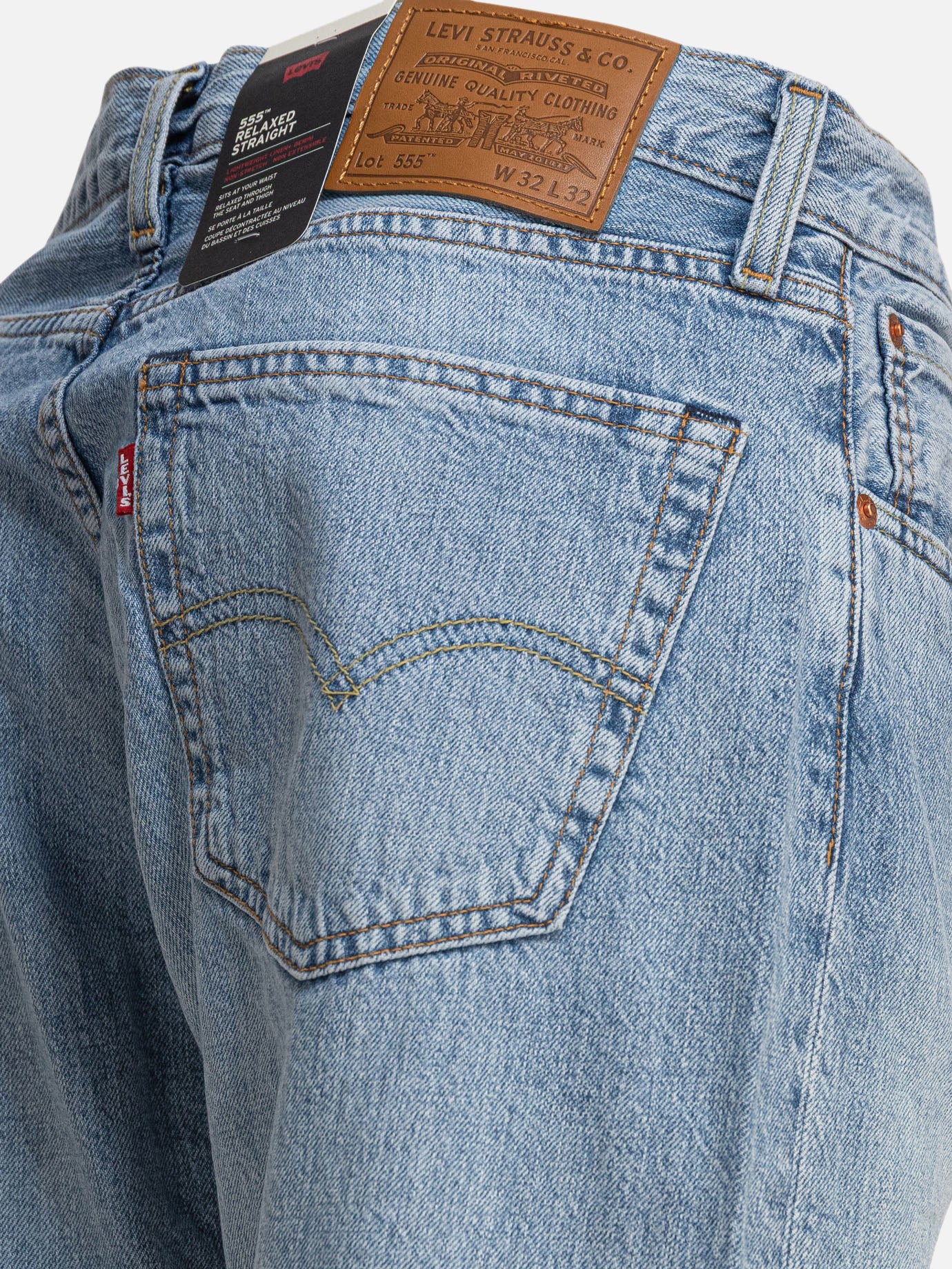 Straight-leg jeans Solid colour Light blue - Levi's Men | PDP | VIETTI Online Store | Zoom-Modal_4