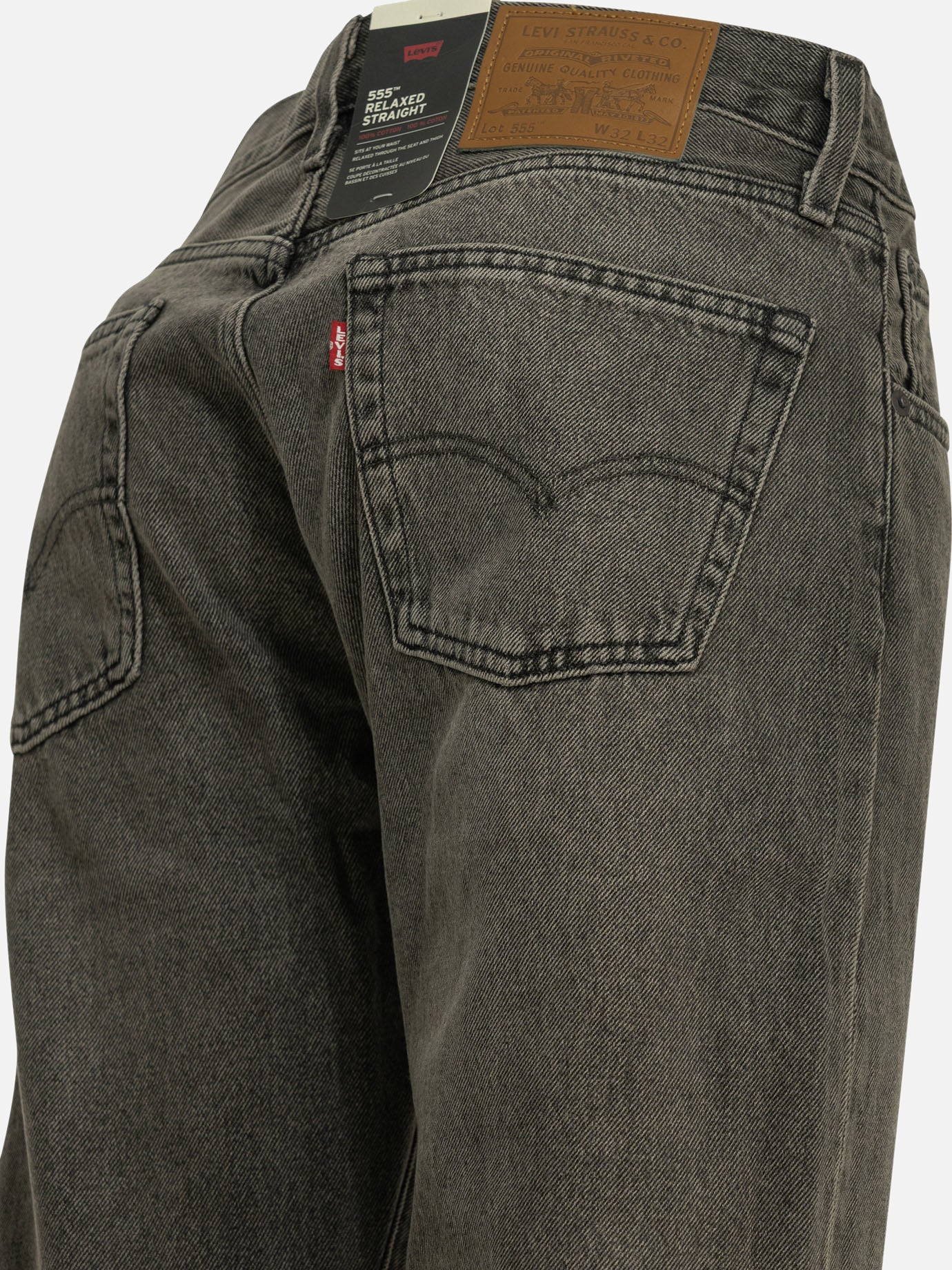 Straight-leg jeans Solid colour Black - Levi's Men | PDP | VIETTI Online Store | Zoom-Modal_4