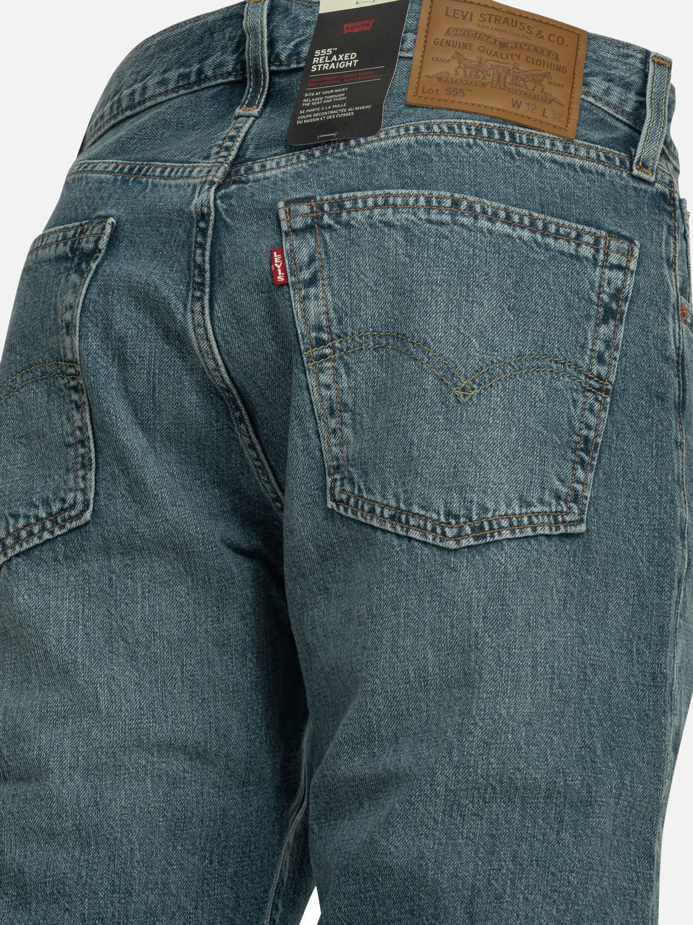 Straight-leg jeans Solid colour Light blue - Levi's Men | PDP | VIETTI Online Store | Zoom-Modal_4