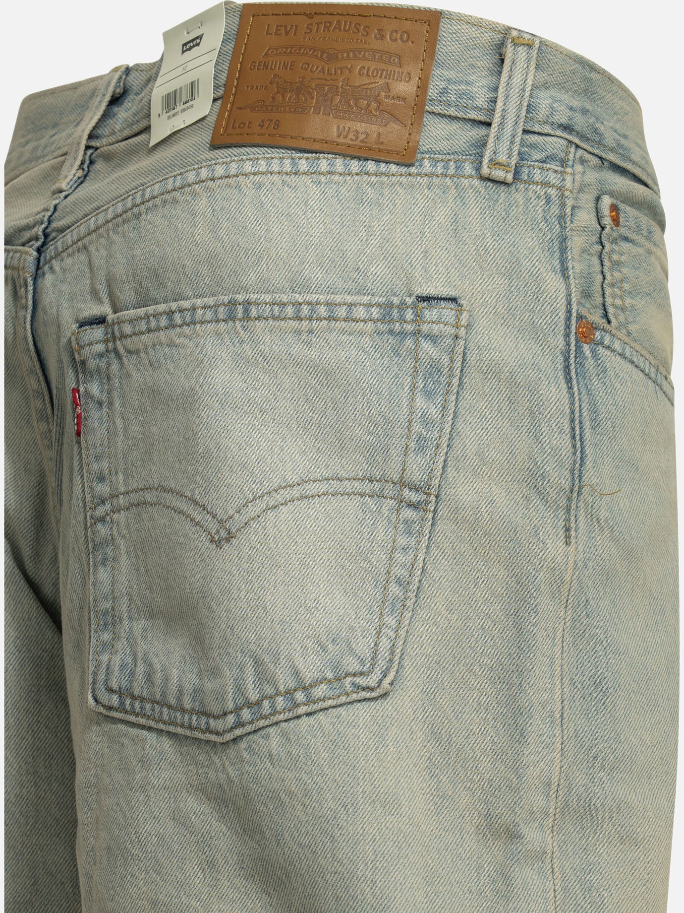 Five pockets shorts Solid colour Light blue - Levi's Men | PDP | VIETTI Online Store | Zoom-Modal_4