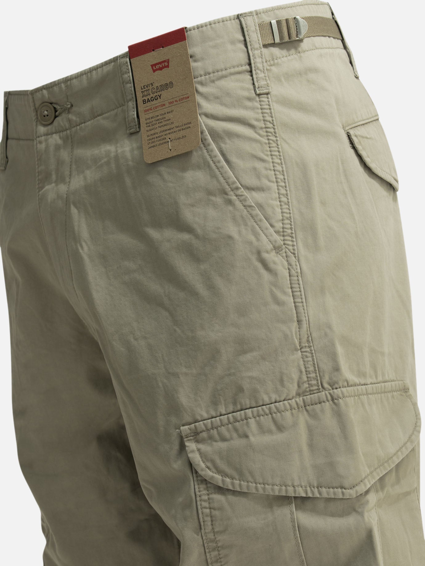 Cargo & parachute trousers Solid colour Beige - Levi's Men | PDP | VIETTI Online Store | Zoom-Modal_4