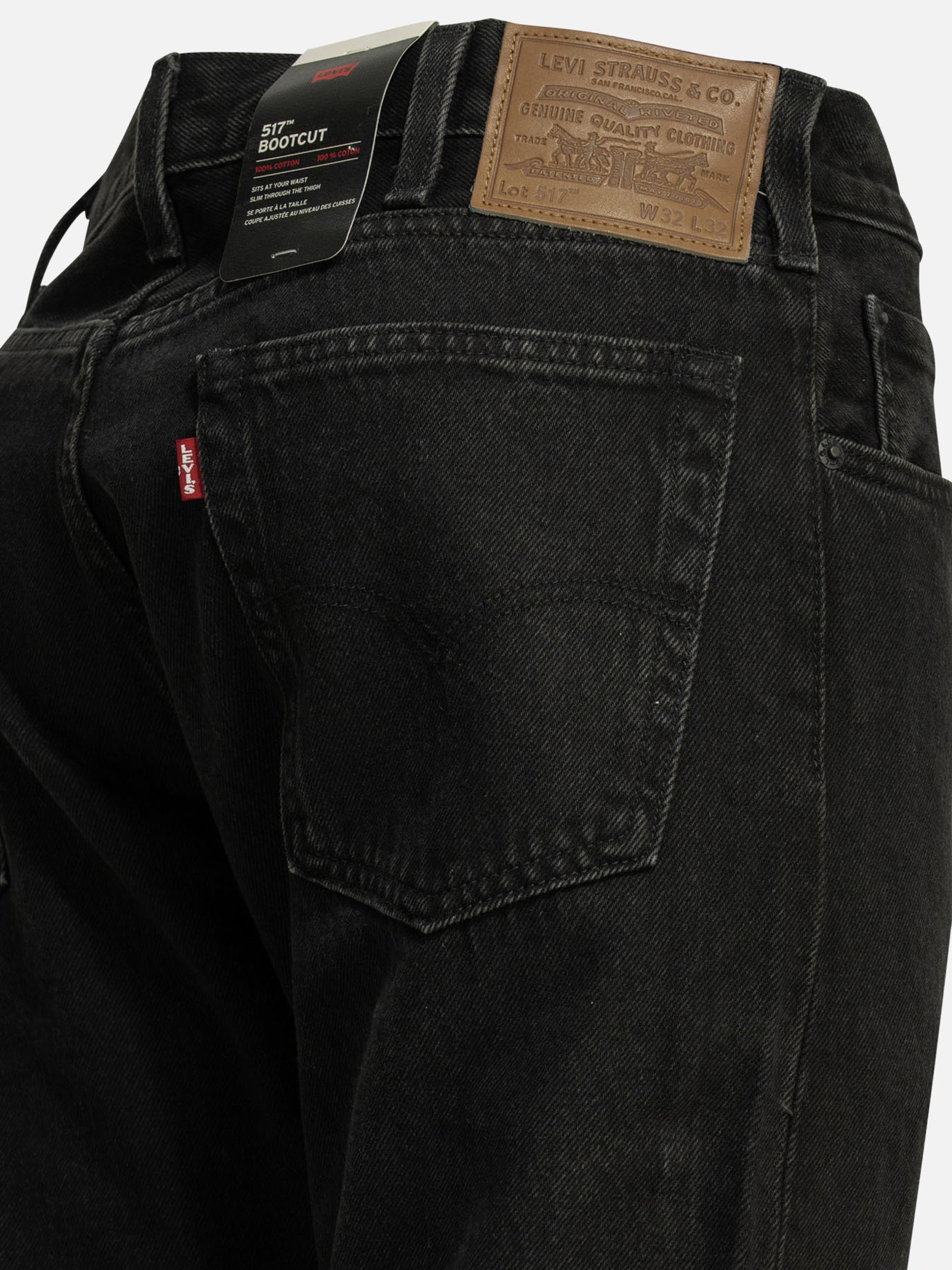Straight-leg jeans Solid colour Black - Levi's Men | PDP | VIETTI Online Store | Zoom-Modal_4