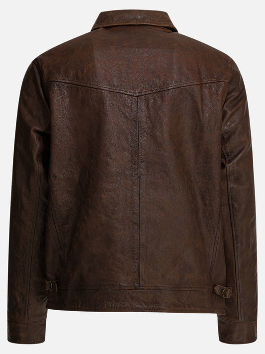 Leather jackets Solid colour Brown - Levi's Men | PLP | VIETTI Online Store | 2