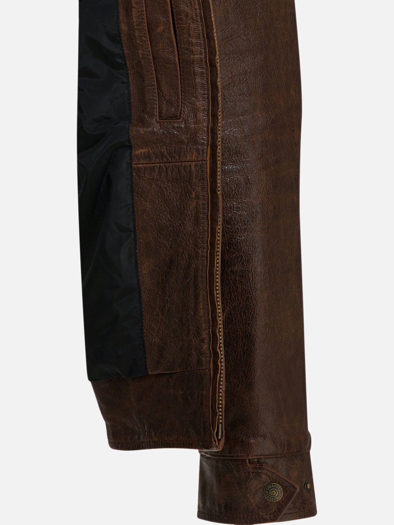 Leather jackets Solid colour Brown - Levi's Men | PDP | VIETTI Online Store | Zoom-Modal_4