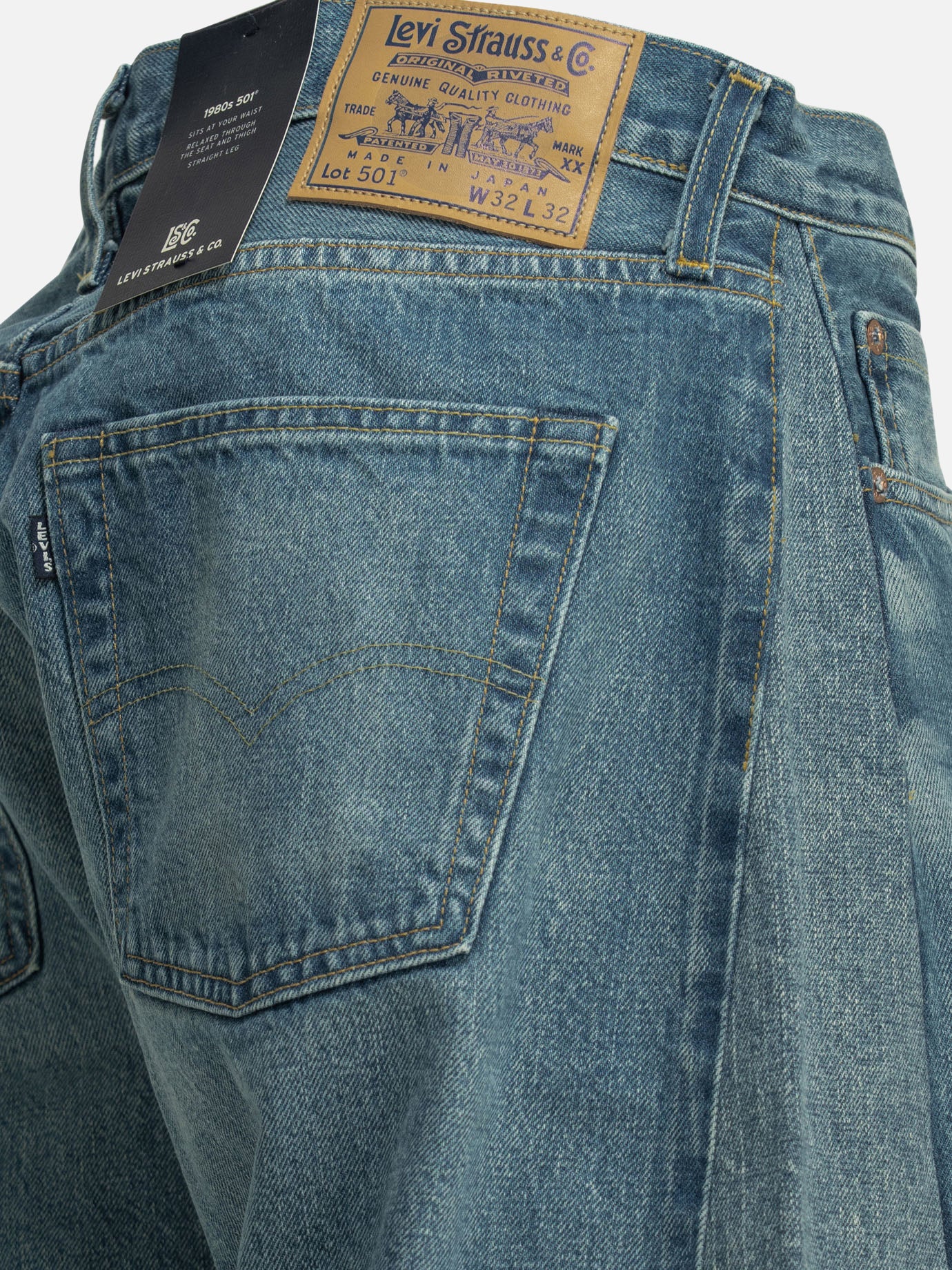 Wide-leg jeans Solid colour Light blue - Levi's Men | PDP | VIETTI Online Store | Zoom-Modal_4