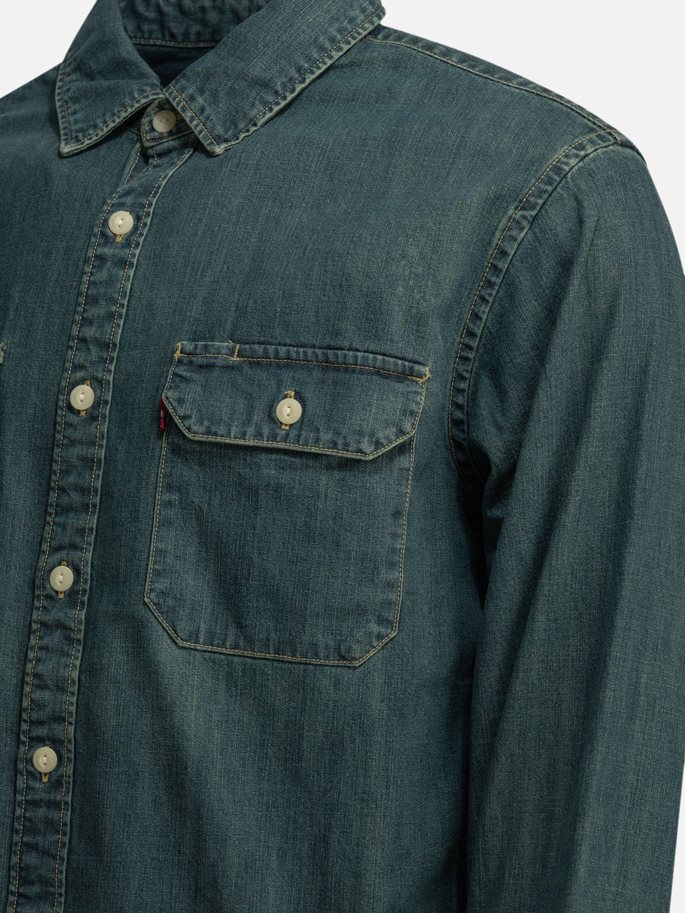 Casual shirts Solid colour Blue - Levi's Men | PDP | VIETTI Online Store | Zoom-Modal_4