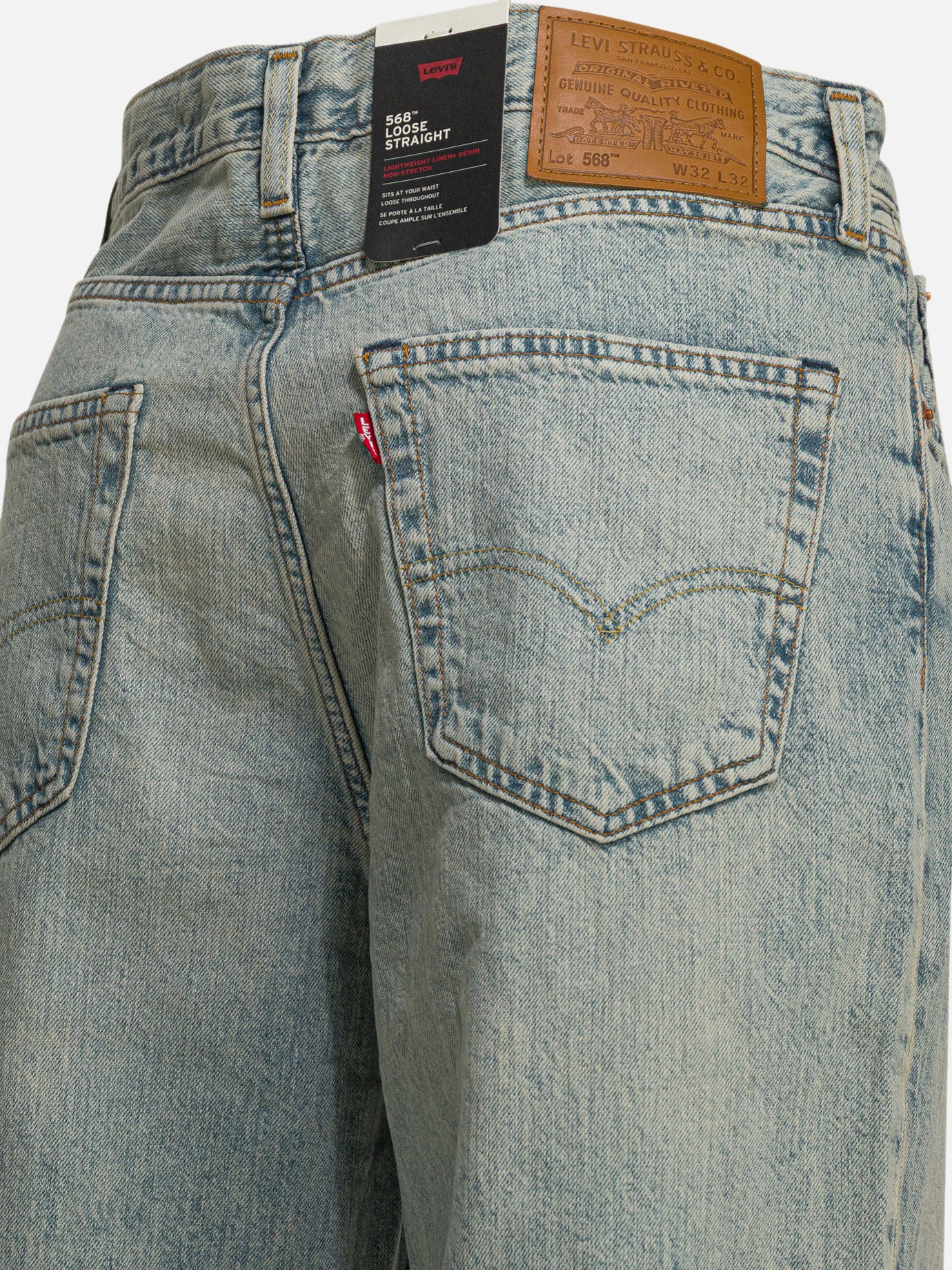 Straight-leg jeans Solid colour Light blue - Levi's Men | PDP | VIETTI Online Store | Zoom-Modal_4