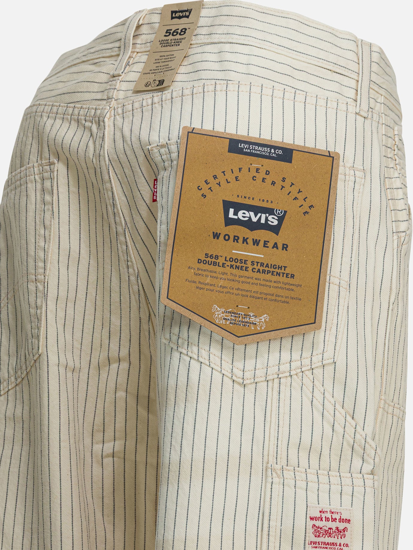 Work pants Solid colour White - Levi's Men | PDP | VIETTI Online Store | Zoom-Modal_4
