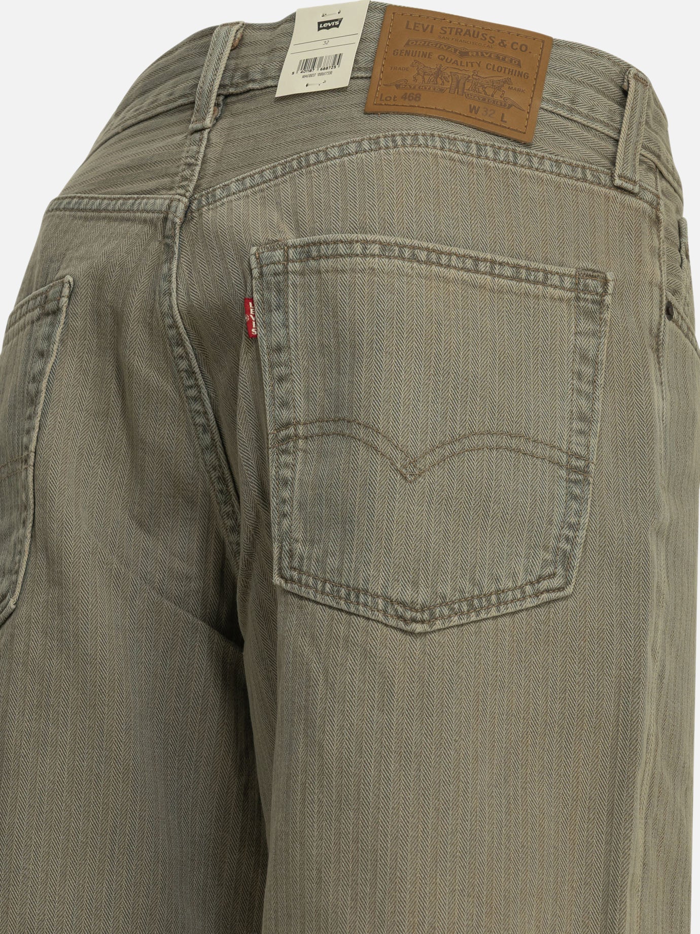 Five pockets shorts Solid colour Grey - Levi's Men | PDP | VIETTI Online Store | Zoom-Modal_4