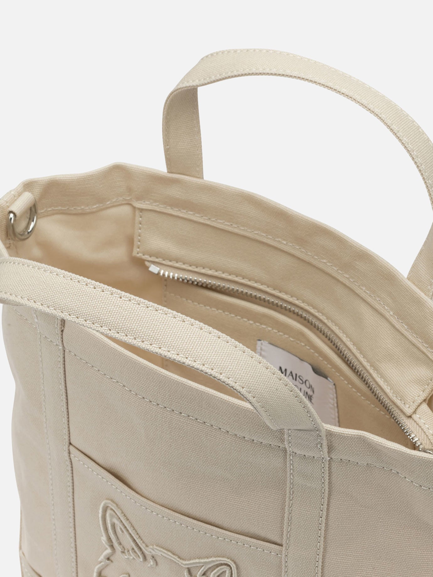 Medium bags 100% cotton White - Maison Kitsuné Women | PDP | VIETTI Online Store | Zoom-Modal_5