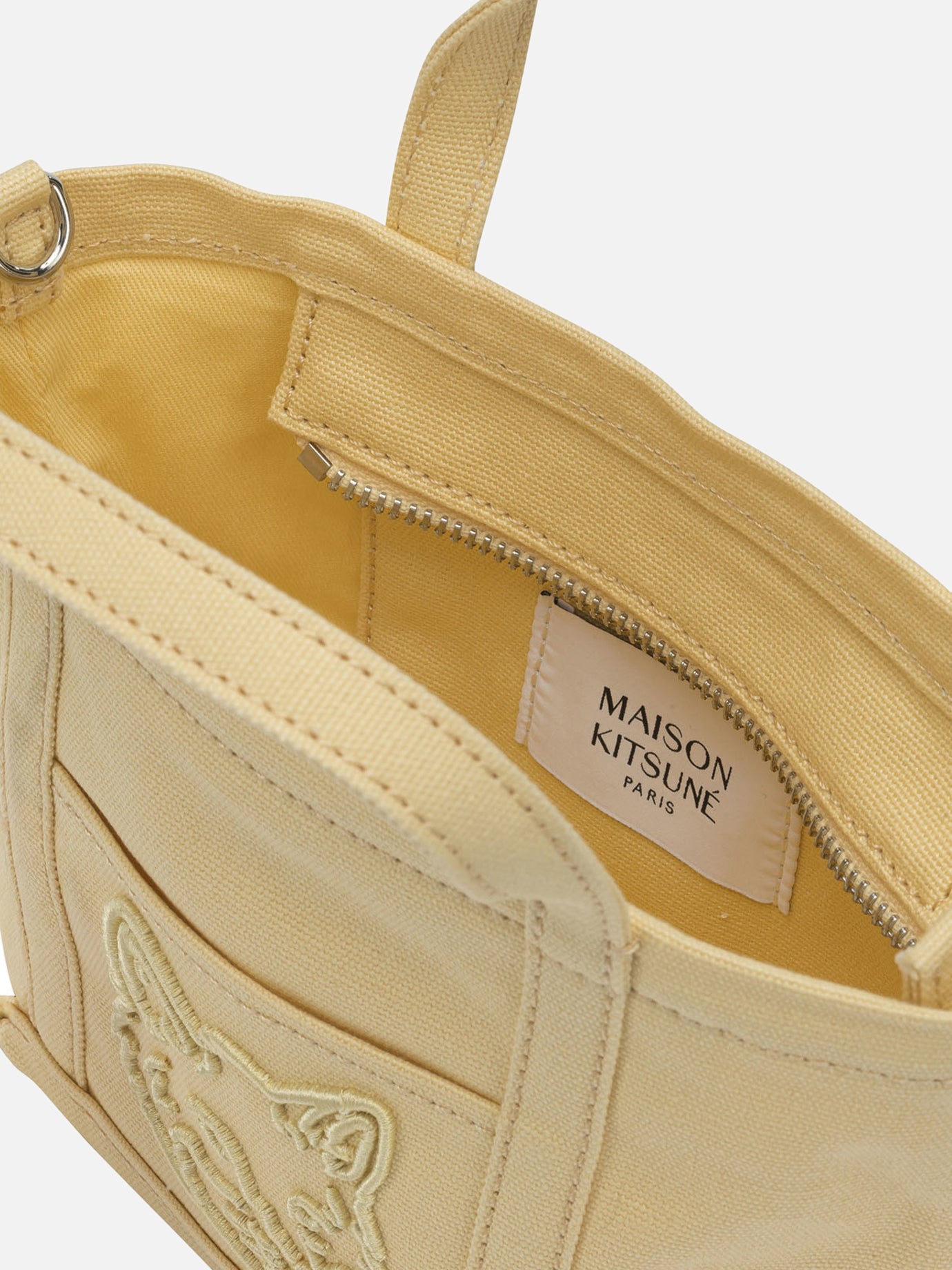 Small bags 100% cotton Yellow - Maison Kitsuné Women | PDP | VIETTI Online Store | Zoom-Modal_5