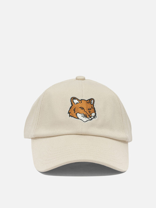 Maison Kitsuné "Fox Head" baseball cap Beige