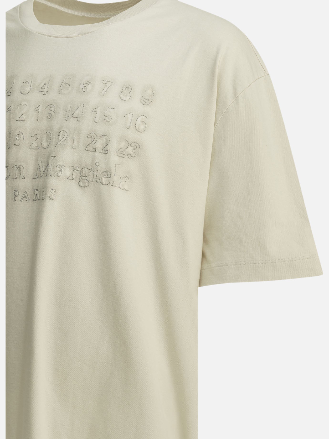 Crewneck t-shirts Logo White - Maison Margiela Men | PDP | VIETTI Online Store | Zoom-Modal_4