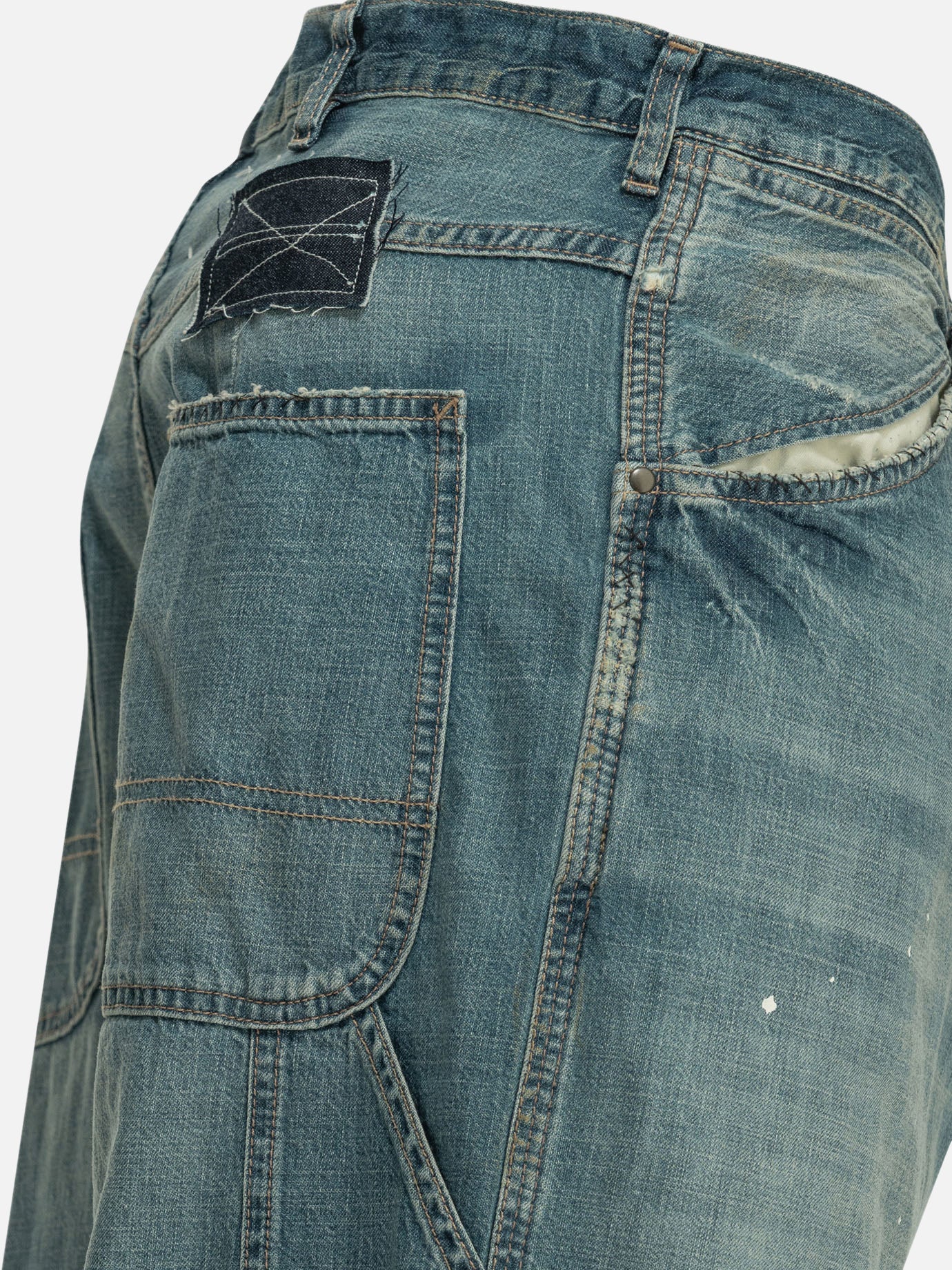 Wide-leg jeans Solid colour Light blue - Maison Margiela Men | PDP | VIETTI Online Store | Zoom-Modal_6
