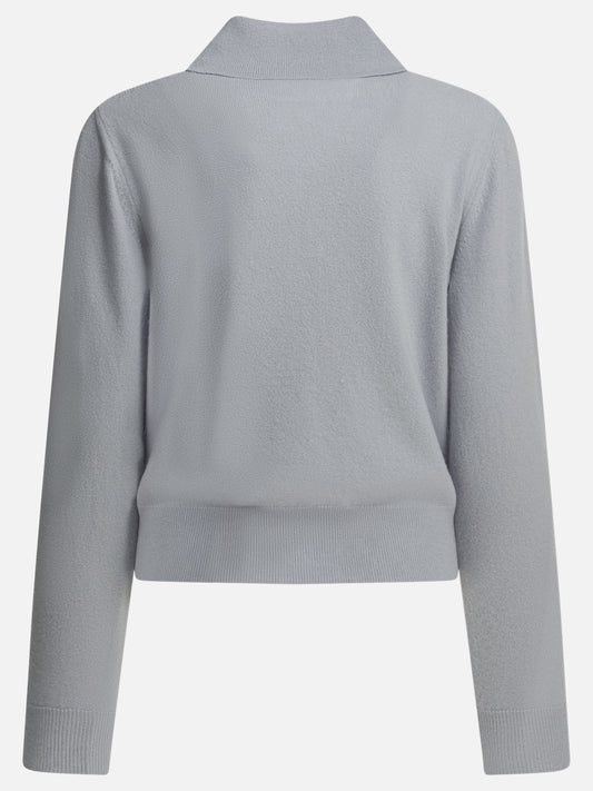 Polo sweater Solid colour Light blue - Maison Margiela Women | PLP | VIETTI Online Store | 2