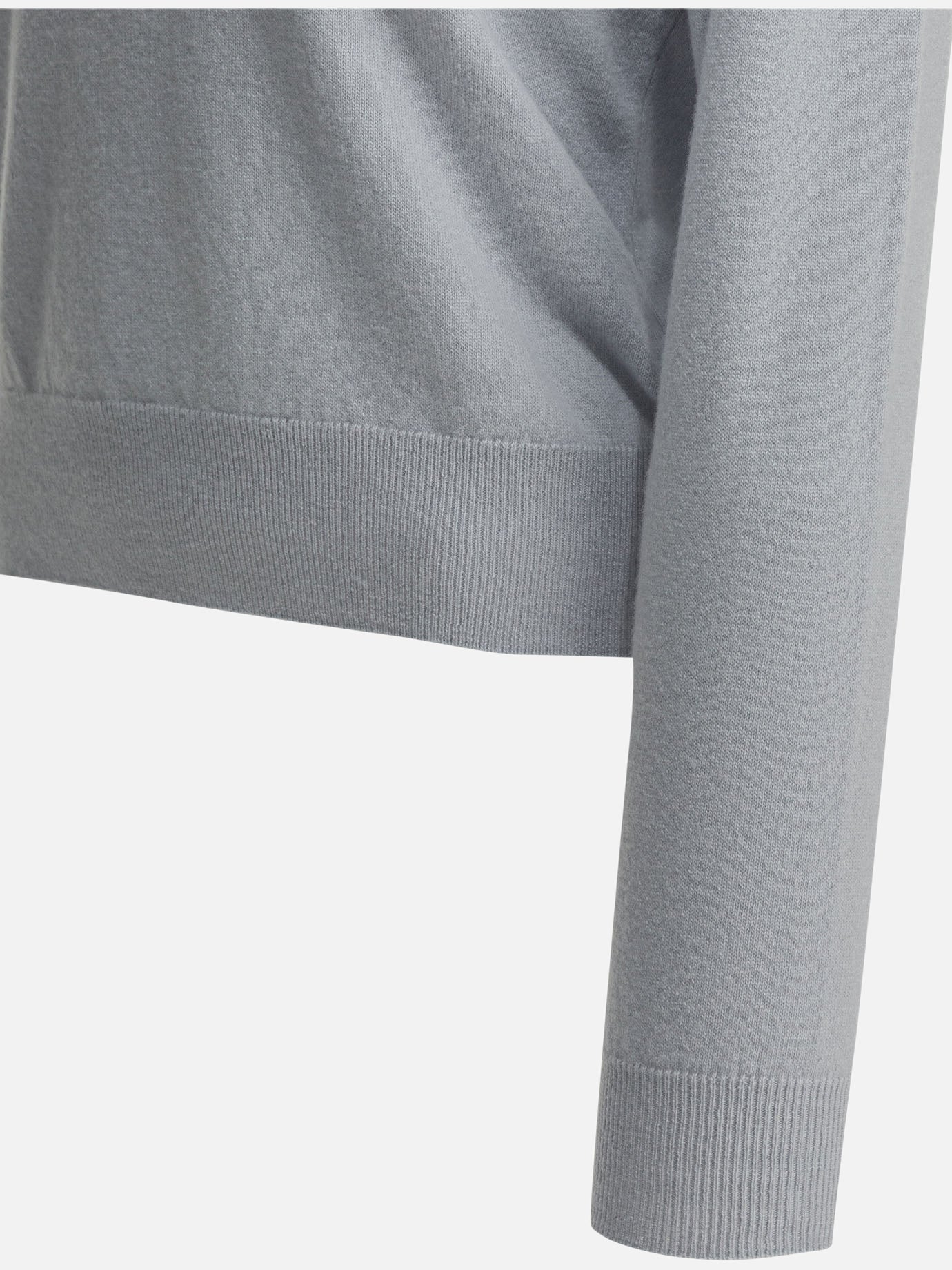 Polo sweater Solid colour Light blue - Maison Margiela Women | PDP | VIETTI Online Store | Zoom-Modal_4
