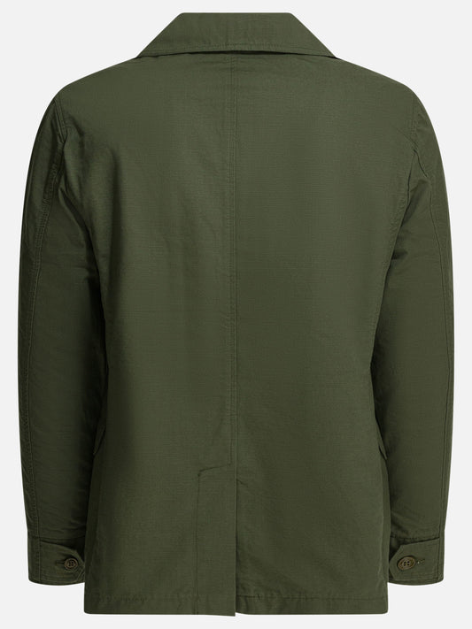 Quilted & Utility Jackets Solid colour Green - Manifattura Ceccarelli Men | PLP | VIETTI Online Store | 2