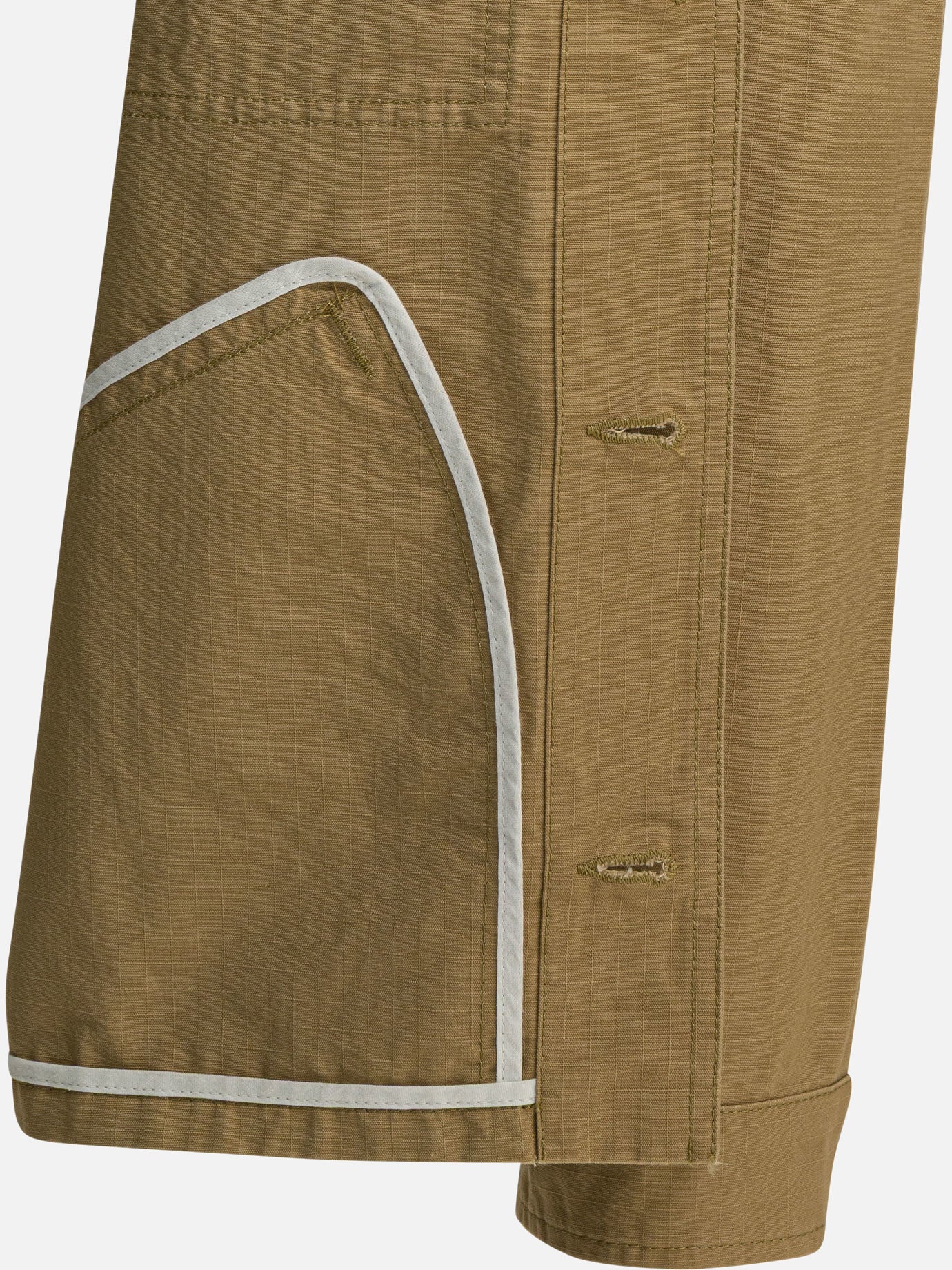 Giacche overshirt Solid colour Beige - Manifattura Ceccarelli Uomo | PDP | VIETTI Online Store | Zoom-Modal_4