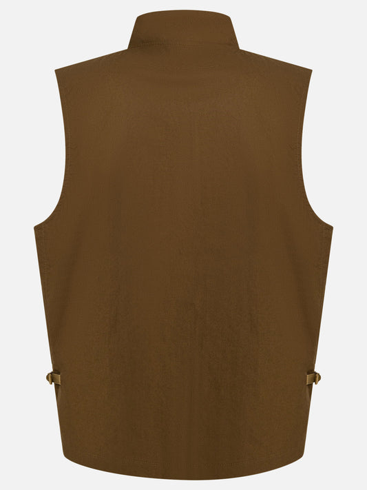 Vest jackets Solid colour Brown - Manifattura Ceccarelli Men | PLP | VIETTI Online Store | 2