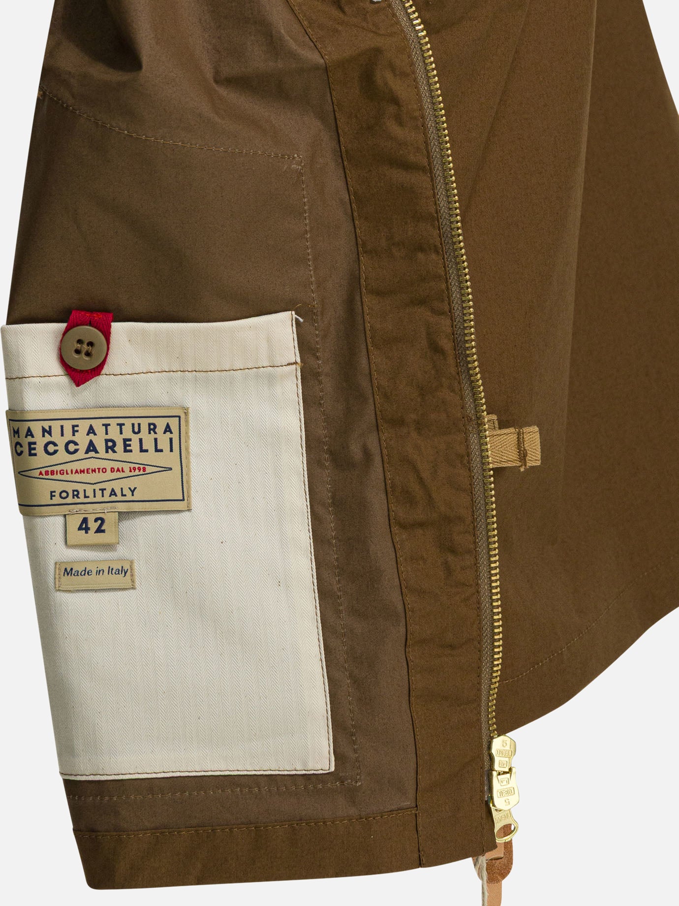 Vest jackets Solid colour Brown - Manifattura Ceccarelli Men | PDP | VIETTI Online Store | Zoom-Modal_4