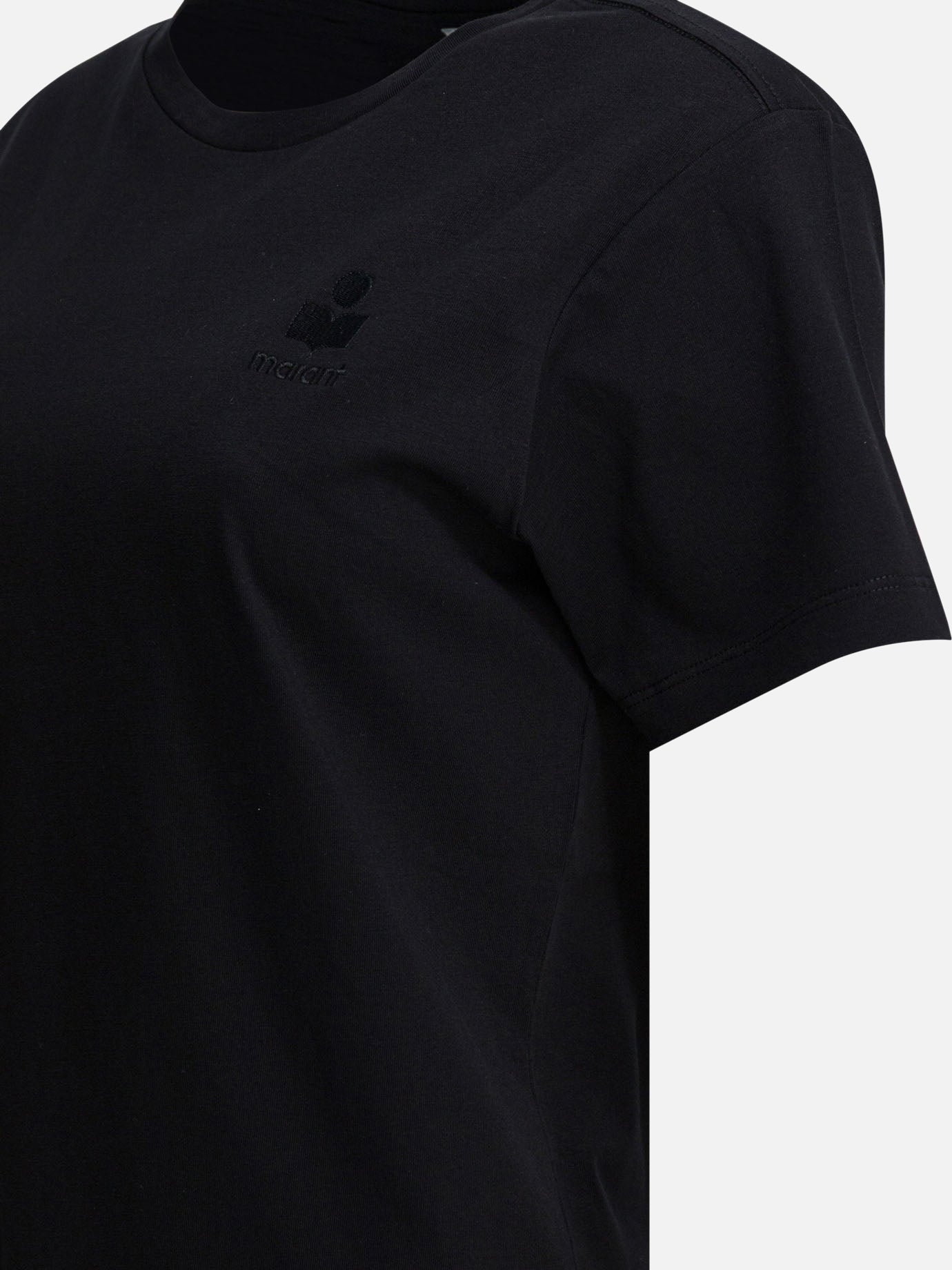 Crewneck t-shirts Solid colour Black - Marant Étoile Women | PDP | VIETTI Online Store | Zoom-Modal_4