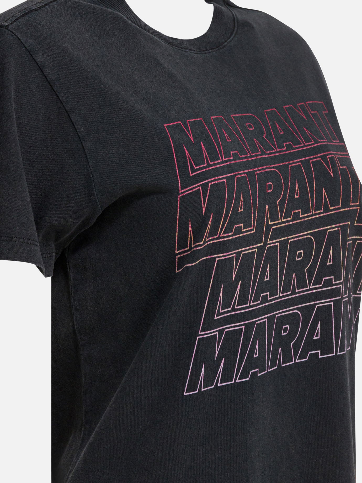 Crewneck t-shirts Graphics Black - Marant Étoile Women | PDP | VIETTI Online Store | Zoom-Modal_4